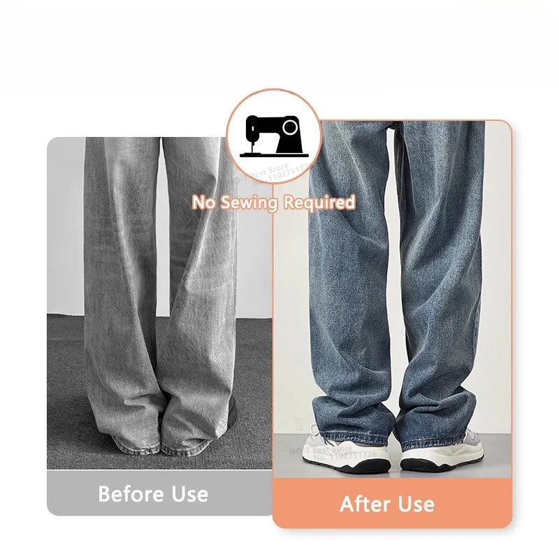 Invisible Pants Hem Shortening Clips – No-Sew Quick Fix (4–10 Pack)