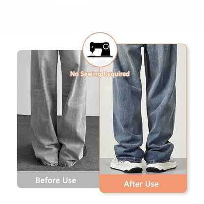 Invisible Pants Hem Shortening Clips – No-Sew Quick Fix (4–10 Pack)
