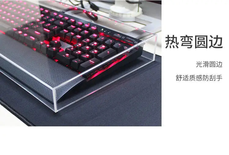 Keyboard Dust Proof Cover New Acrylic Capacitive For Mechanical Gaming Keyboard 104 Keys Mouse Protection Transparent Cover