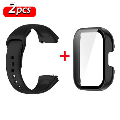 Silicone Strap & Case for Xiaomi Redmi Watch 3 / Active / Lite | Sport Band
