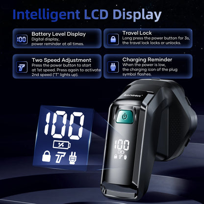 Kensen S32 7D Electric Head Shaver for Men – 8100/8500RPM, IPX6, USB-C, Magnetic Head, 120min