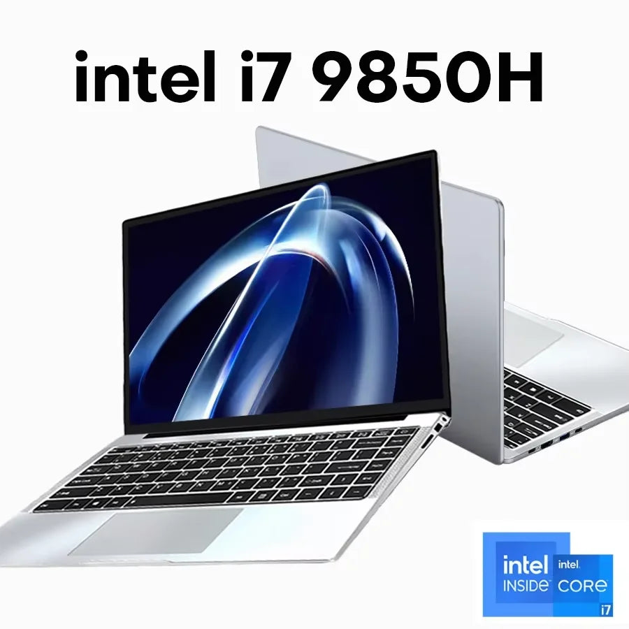 Portable Laptop 14.1" — Intel i7-9850H / Atom A3950, 12GB RAM, 1TB M.2 SSD, Windows 11