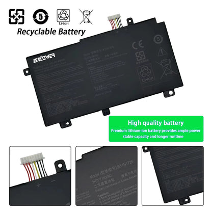 ASUS TUF FX504 / FX505 / ROG A15 / A17 Replacement Battery B31N1726 48Wh