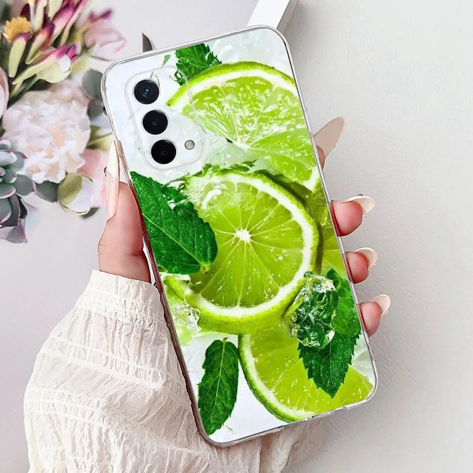 Luxury Painted Soft Silicone Case for Oppo A74 5G – Shockproof Back Cover