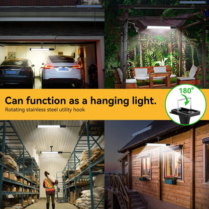 Solar Flood Light – 5000000LM LED, Remote Control, Waterproof Outdoor Spotlight