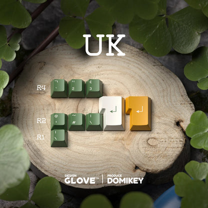 Glove X Domikey Cherry Adventurer ABS Doubleshot Keycaps – MX Stem, 60/87/104 Layout