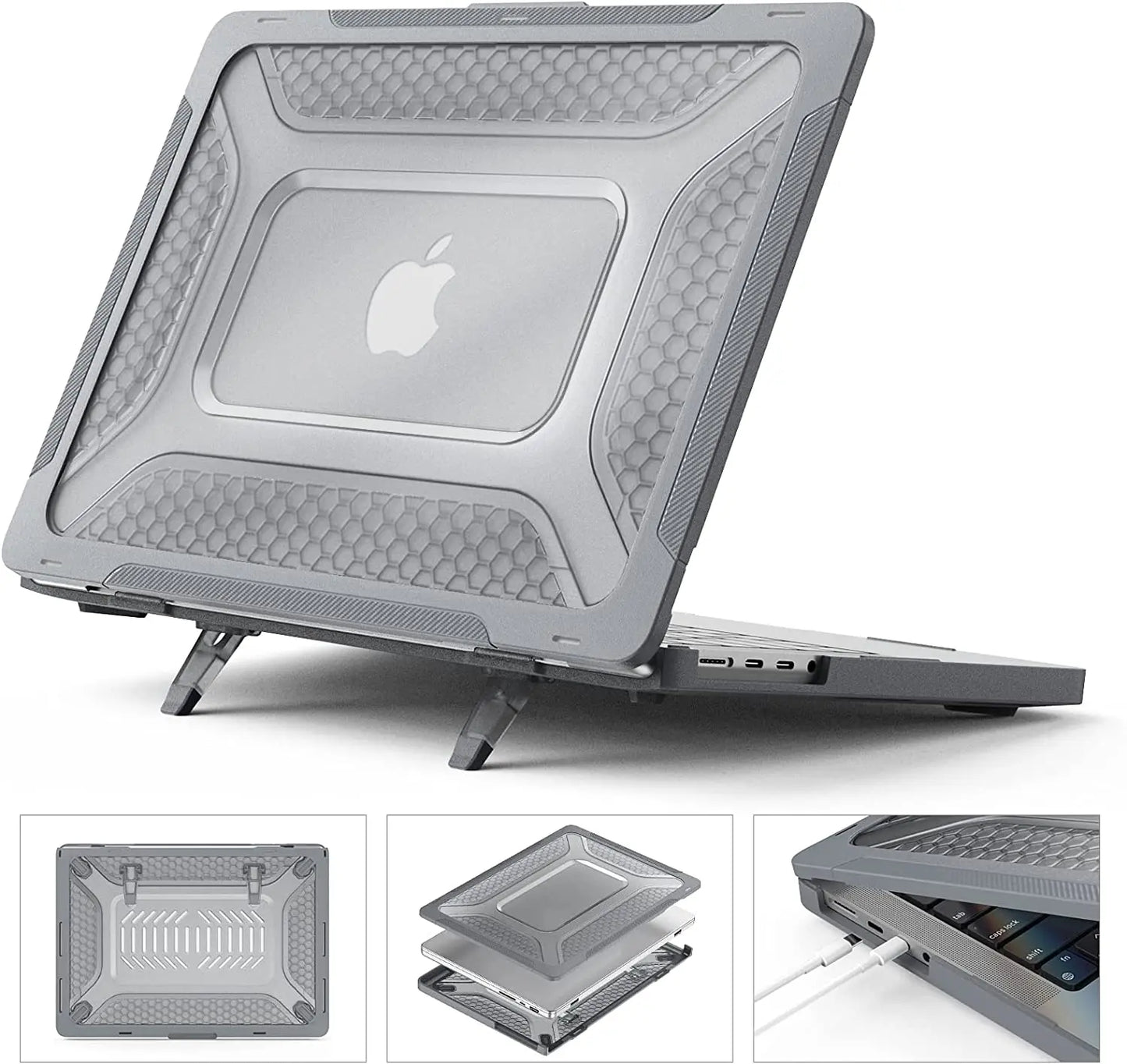 MacBook Hard Shell Case — Air 15/13 M3 2024, Pro 14/16 M3 2023, Air/Pro 13 M1/M2