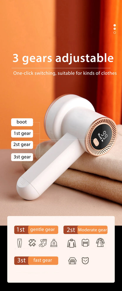 MBVM Portable Electric Lint Remover & Fabric Shaver – Rechargeable, CE Certified