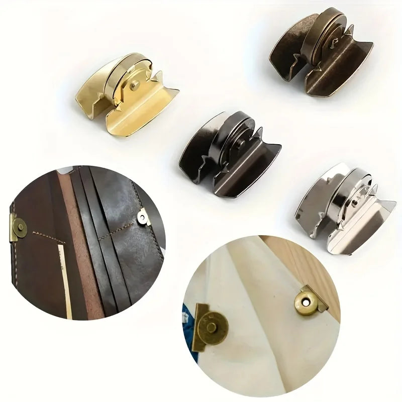 Magnetic Bag Snap Buttons | Hidden Metal Buckle Set 4 or 8 Pieces