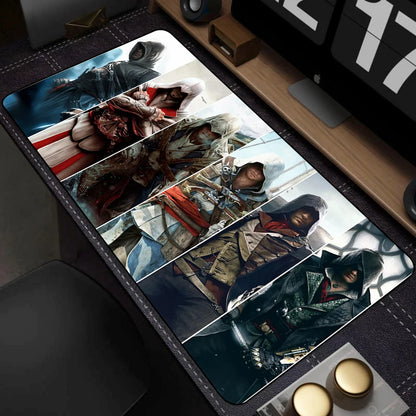 Assassin's Creed XXL Gaming Mouse Pad — Large Desk Mat, Multiple Sizes & Thickness