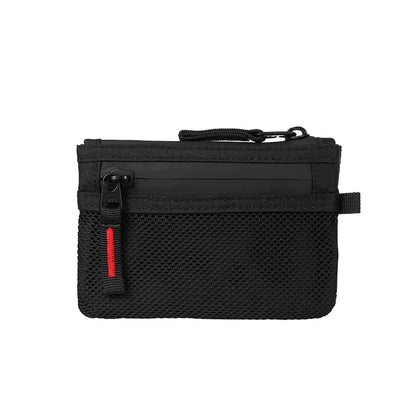 RFID Blocking Nylon Card Holder with Carabiner & Coin Purse
