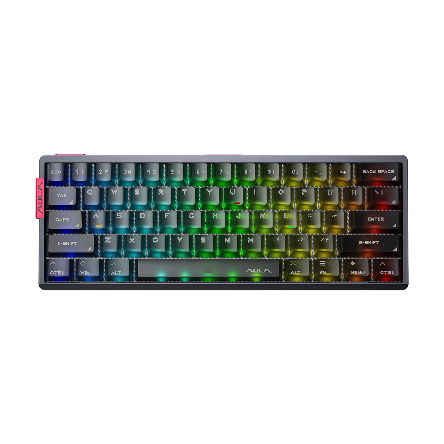AULA AG60 60% Wired CNC Aluminum Mechanical Gaming Keyboard – 8000Hz Polling, RGB, 61-Key