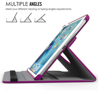 360° Rotating Stand Leather iPad Case – Pro 11"/12.9"/13", Air, Mini, 7th–10th Gen
