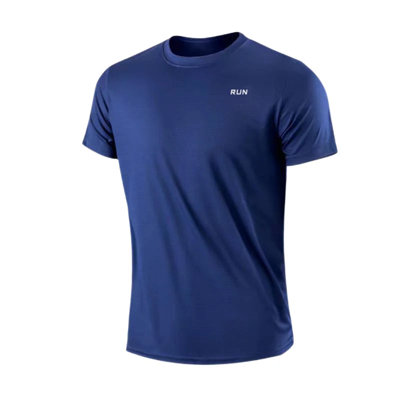 Men's R.E.D. Quick Dry Sport T-Shirt with moisture-wicking fabric, designed for gym, running, and activewear activities.