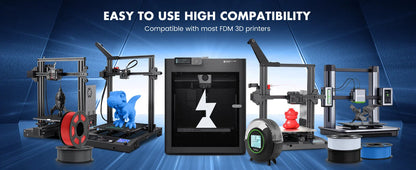JAYO PETG/High Speed Matte PETG 3D Printing Filament 1.75MM Mix-Colors & No bubbles &Non-toxic For 3D Printer & Pen 3Rolls