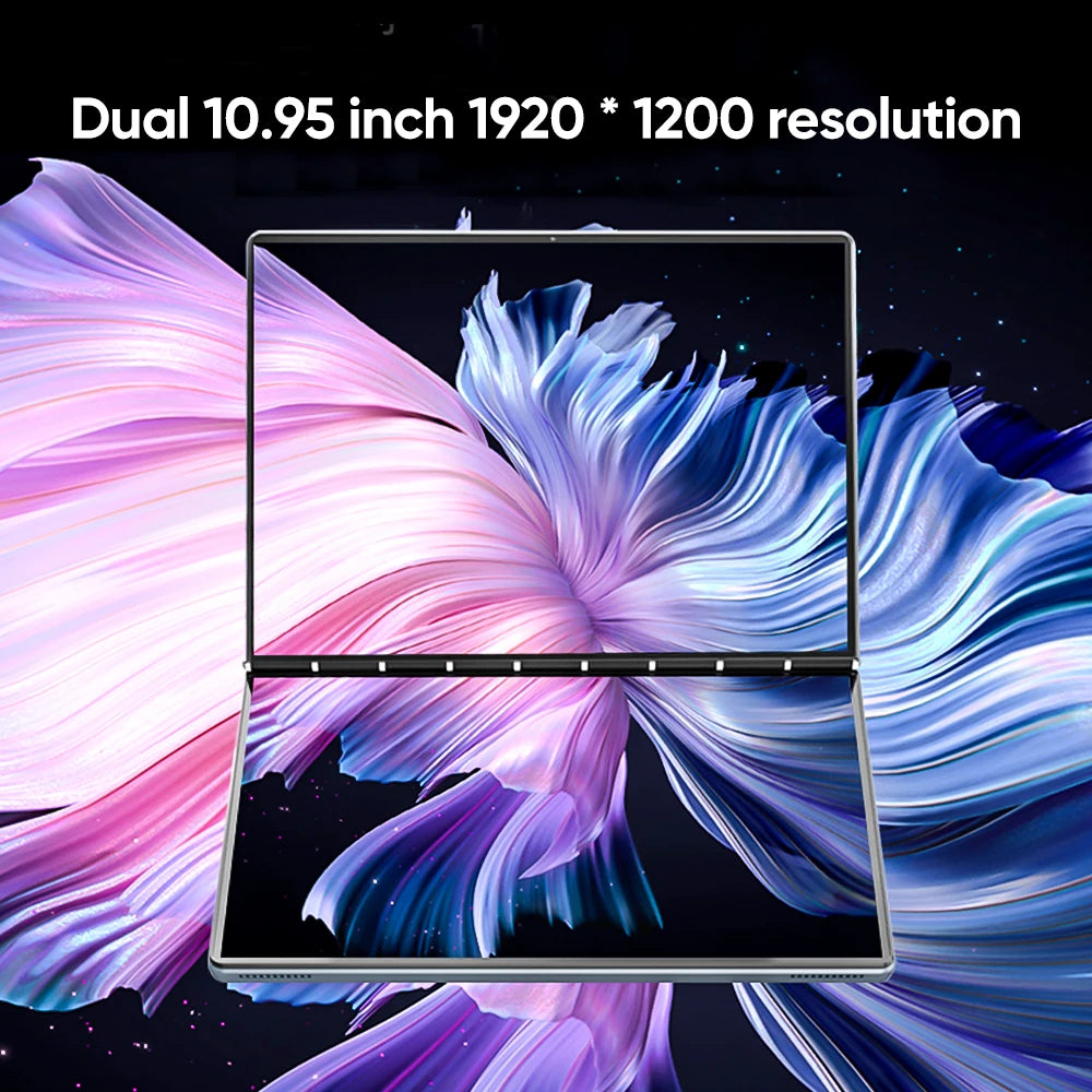 Topton Dual Screen Laptop 10.95" — Intel i3-1215U / N100, IPS Touch, WiFi 6, Windows 11