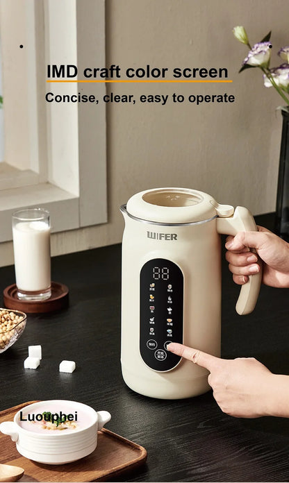 1.8L Soymilk Maker & Electric Juicer – 800W, 12h Appointment, Auto Keep Warm, Rice Paste & Food Wall Breaker | 220V