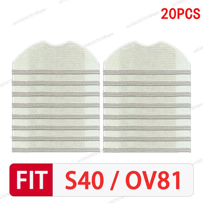 Xiaomi S40 / OV81 Robot Vacuum Spare Parts – Brush, Filter, Mop & Dust Bag