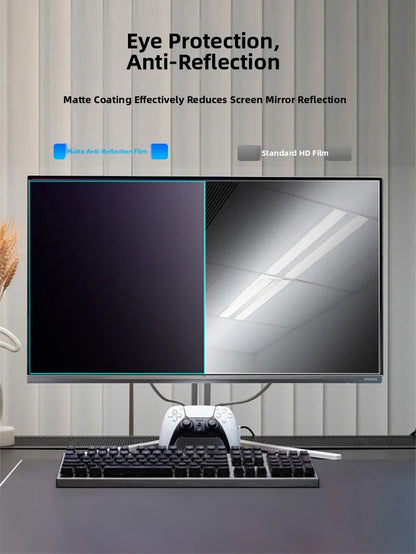 Blue Light Blocking Screen Protector 24" — Anti-Reflective, Eye Protection, Radiation-Free