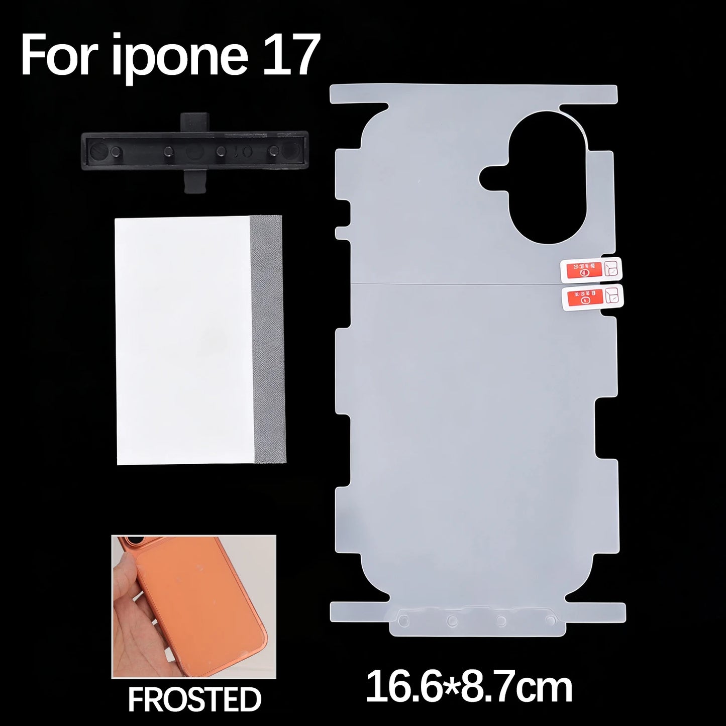 Full Coverage Hydrogel Screen Protector for iPhone 17 / 16 / 15 – HD Side Frame Film