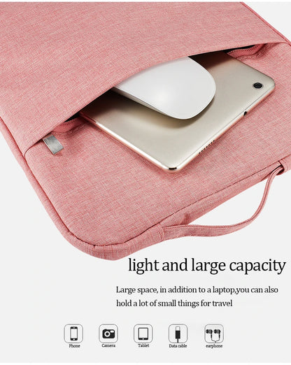 Denim Laptop Sleeve Bag 12"-15.6" — MacBook Air M1 M2, Lenovo, Dell, HP, Huawei, Xiaomi
