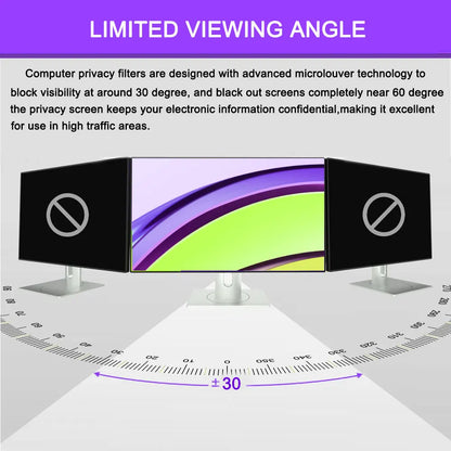 YaliPro Privacy Screen Protector for Laptop & PC Monitor – 13.3" to 24", Anti-Peep Filter Film