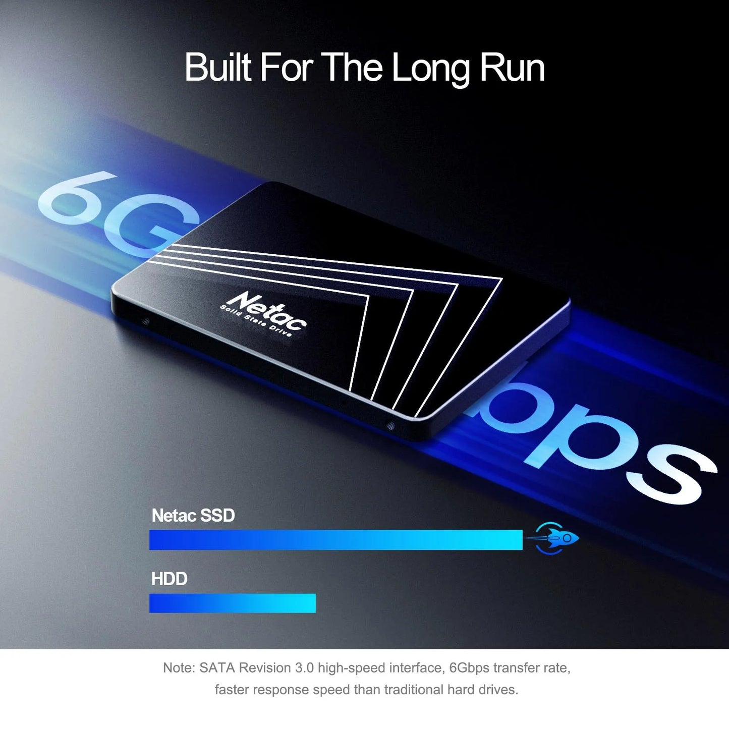 Netac 2.5" SATA3 SSD | 128GB to 4TB | Internal Solid State Drive | Laptop & Desktop Upgrade