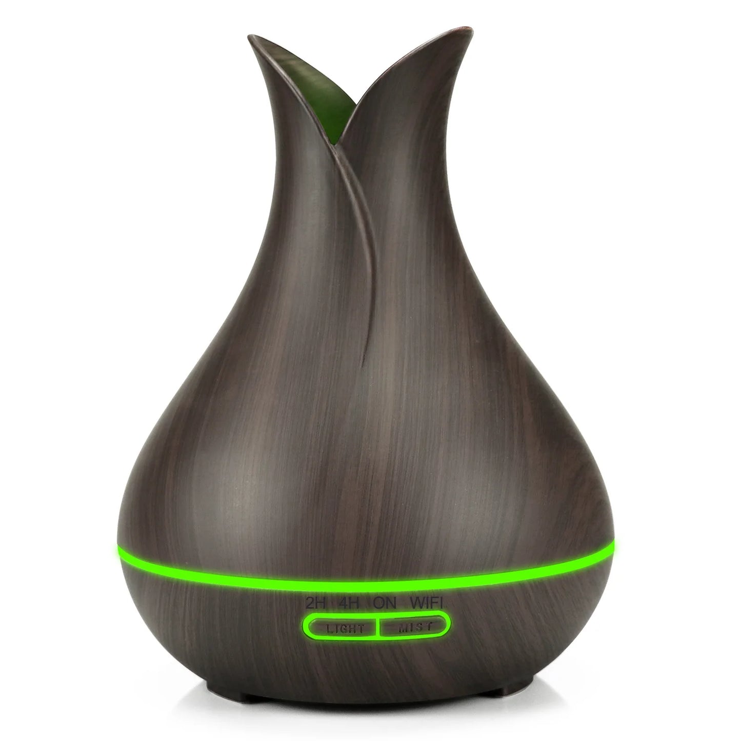 WiFi Smart Air Humidifier & Aroma Diffuser 400ml – Essential Oil, Wood Ball Design