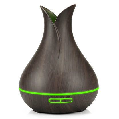 WiFi Smart Air Humidifier & Aroma Diffuser 400ml – Essential Oil, Wood Ball Design