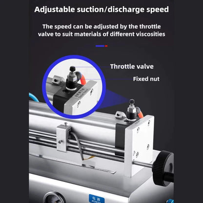 Pneumatic Paste & Liquid Filling Machine – Adjustable Cream Filler with 30L Hopper
