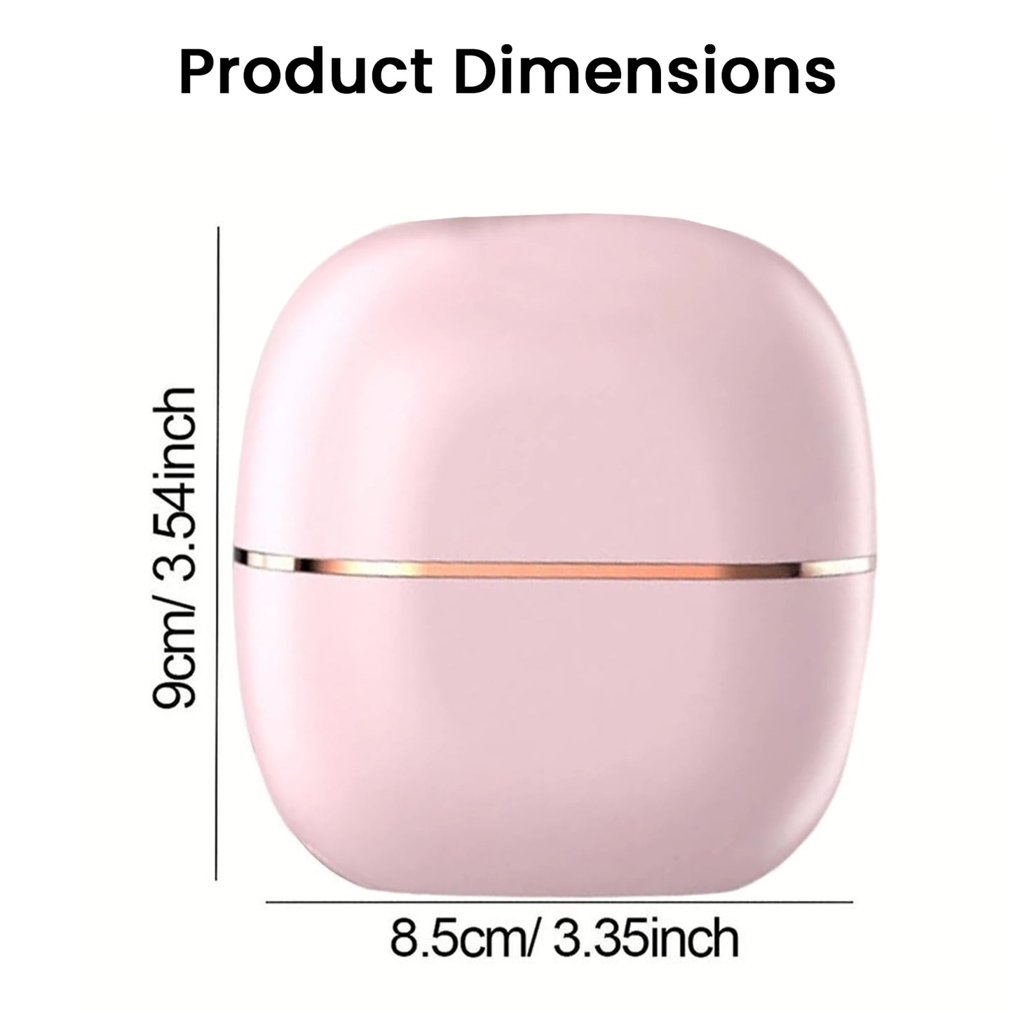 Wireless Hair Straightener Brush – USB Rechargeable, 30s Fast Heat, 3 Temps, Mini Travel Styler