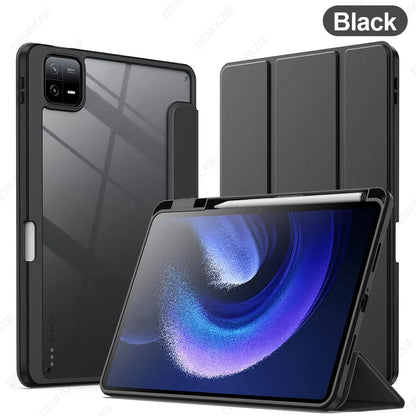 Trifold Stand Smart Case with Pen Holder for Xiaomi Mi Pad 6 / Pad 6 Pro 11" 2023