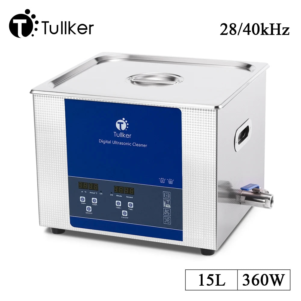 Industrial Ultrasonic Cleaner 2L–30L – Metal, DPF & Engine Parts Degreaser, EU/UK/US/AU Plug