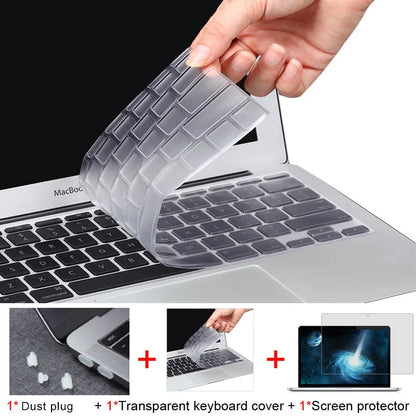 MacBook Laptop Case 2025 M4 – Air 13/15, Pro 13/14, M1-M5