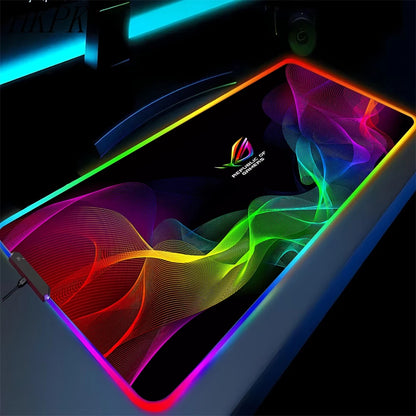 RGB Gaming Mouse Pad XXL with Backlight – Multiple Sizes, Non-Slip Rubber, 3mm