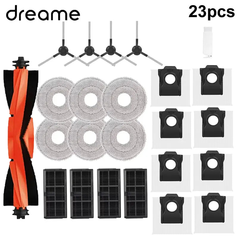 Dreame L10s Pro Ultra Heat / X30 Ultra / X30 Pro Robot Vacuum Spare Parts – Brush, Filter, Mop & Dust Bag