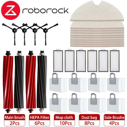 Roborock Q8 Max / Q8 Max+ / Q5 Pro / Q5 Pro+ Robot Vacuum Accessories – Brush, Filter, Mop & Dust Bag