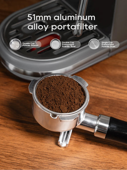 HiBREW H10B Fully Automatic Coffee Machine | Bean-to-Cup | Built-in Grinder | EU 220V