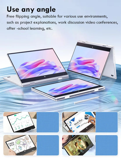 11.6" 2-in-1 Touch Laptop Tablet – Intel Core i7-8500Y, 8GB RAM, up to 2TB SSD, 360° Flip, Windows 11