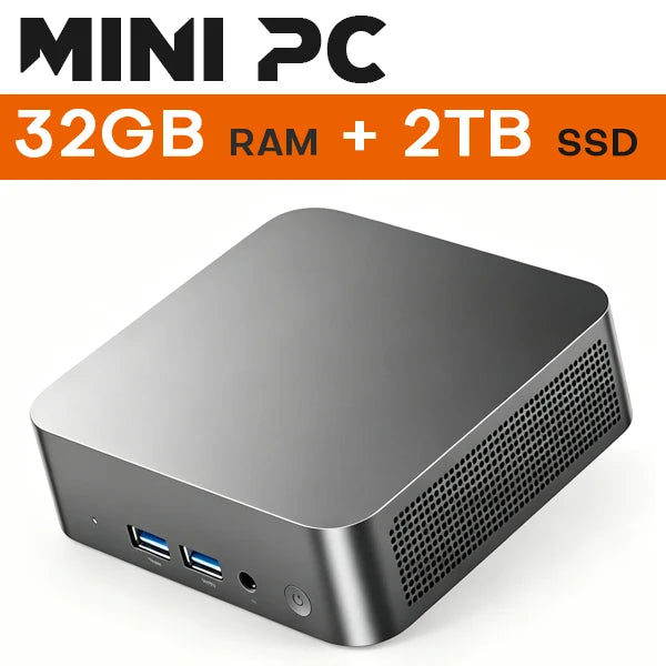 Mini PC Intel N150 / i9 10980HK | 16/32GB RAM | Up to 2TB SSD | WiFi 6 | Windows 11