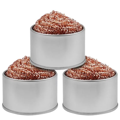 Copper Wire Soldering Iron Tip Cleaner Ball – Metal Dross Box