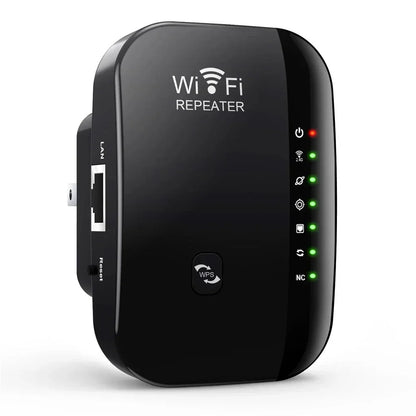 300Mbps WiFi Repeater & Range Extender – 2.4GHz 802.11N Signal Amplifier for Home