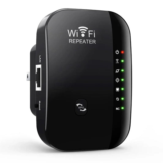 300Mbps WiFi Repeater & Range Extender – 2.4GHz 802.11N Signal Amplifier for Home