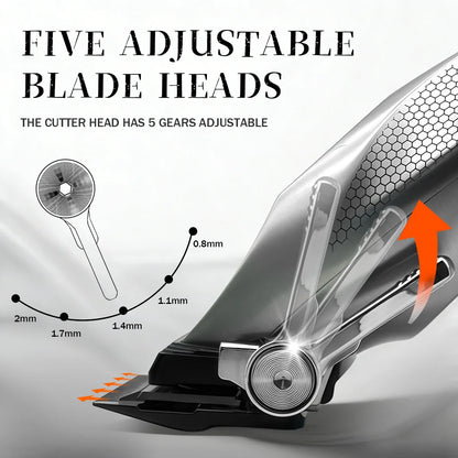 Kemei KM-3023 Professional Hair Clipper – 0mm Rechargeable Trimmer