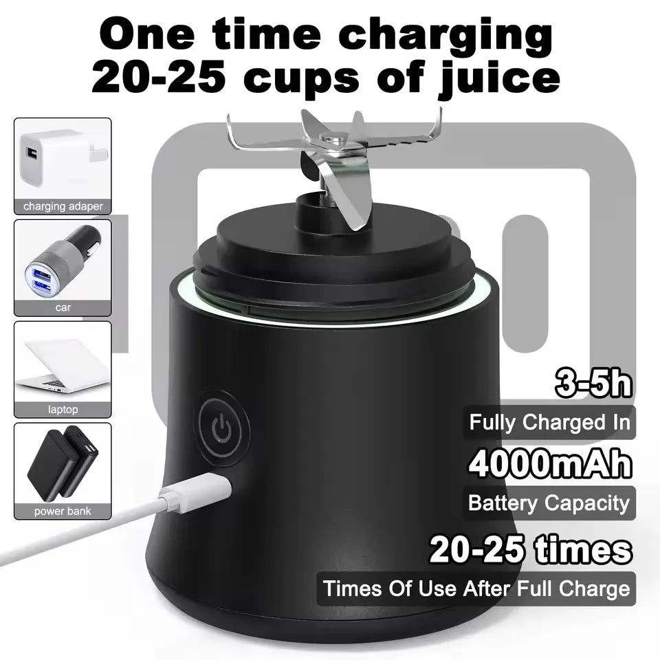 Portable Blender 600ml – USB Rechargeable