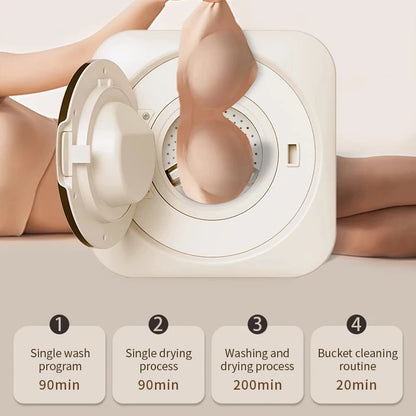 Mini Drum Underwear Washing Machine – Wash & Dry Integrated