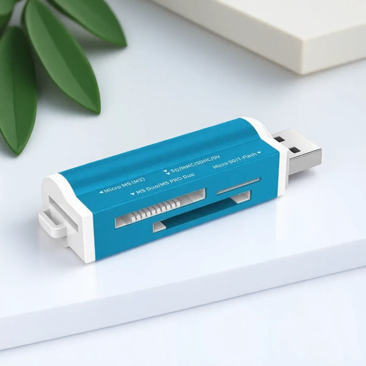 All-in-One USB 2.0 Card Reader – SD, TF, Micro SD, MMC, MS Pro