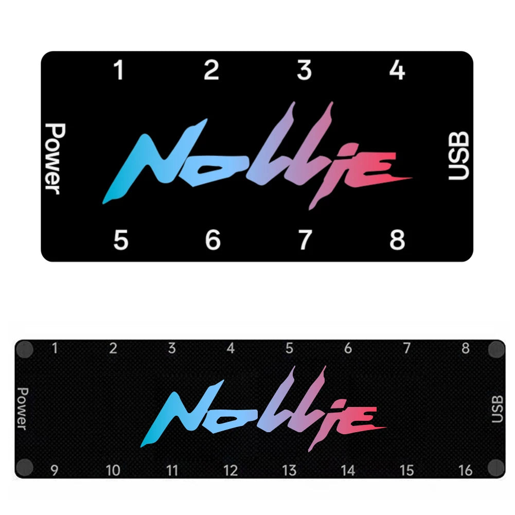 Nollie 8-Way ARGB Splitter HUB – 5V 3-Pin, SignalRGB & OpenRGB Compatible
