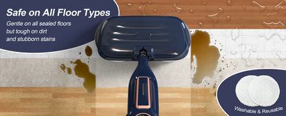 Steam Mop Cleaner 10-in-1 – Rotating Pad, 1300W, Hardwood & Laminate Floor