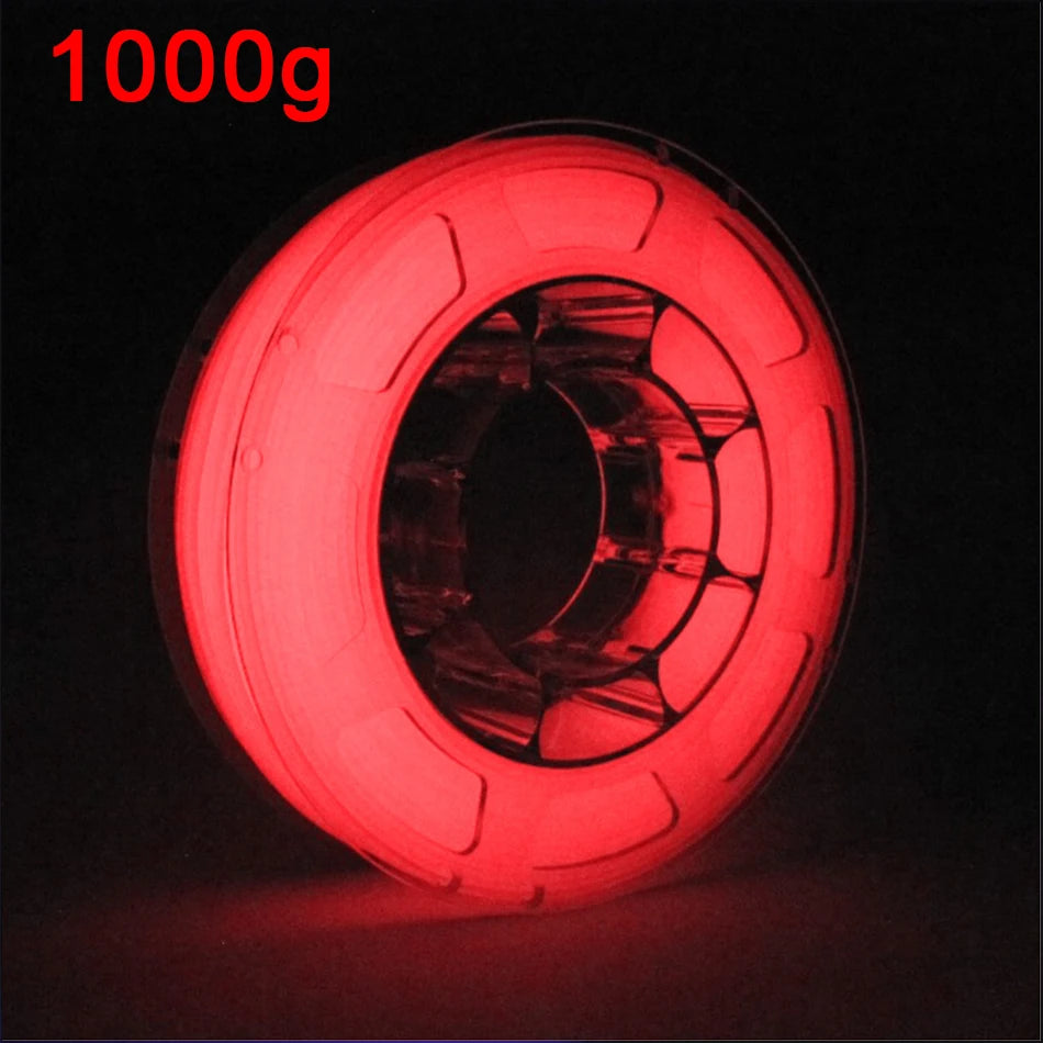 Glow-in-the-Dark PLA Filament – Luminous Purple, Green, Blue & Rainbow, 1.75mm for 3D Printers